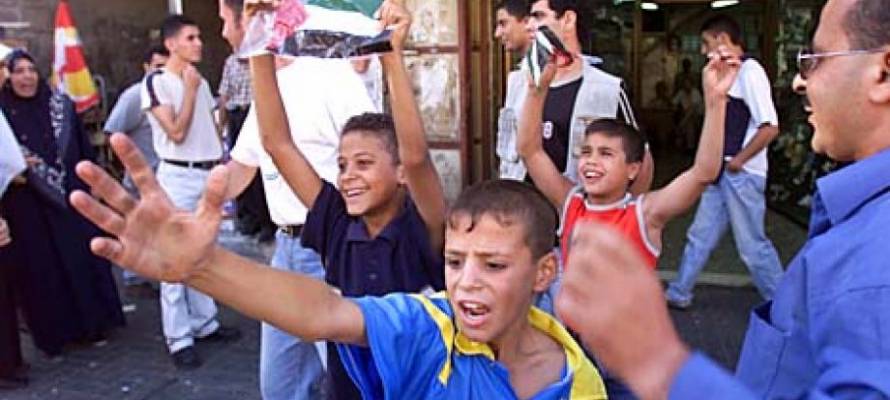 Palestinians celebrate terror