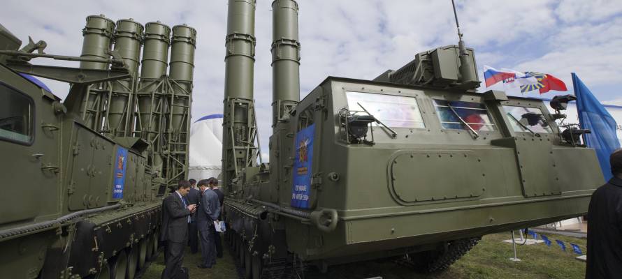 Russian S-300 on display
