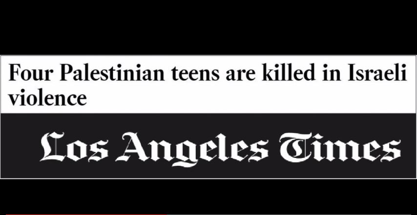 Media Bias Against Israel Gets Worse Admist Wave of Terror