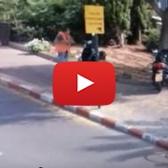 Palestinian Terrorist Suddenly Attacks Jews With a Knife