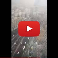 Tel Aviv Crane Miracle During a Fierce Winter Storm