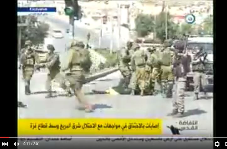 Hebron attack from journalist