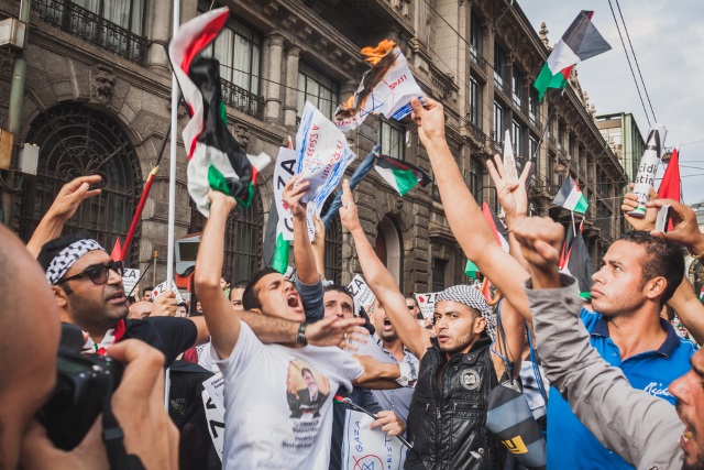 anti Israel protest