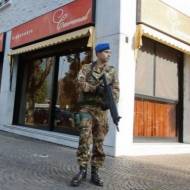 Milan security at Jewish site