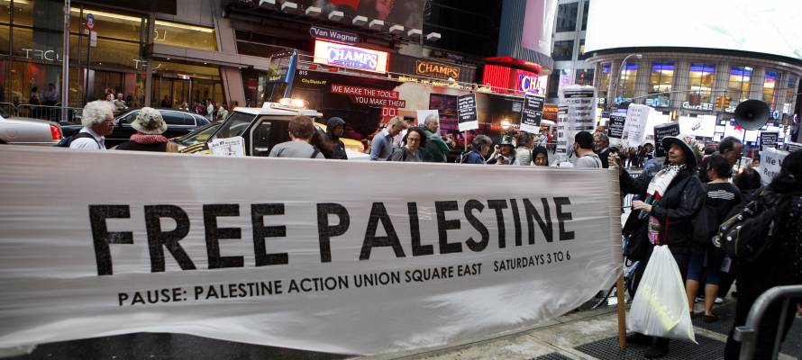 Anti-Israel rally
