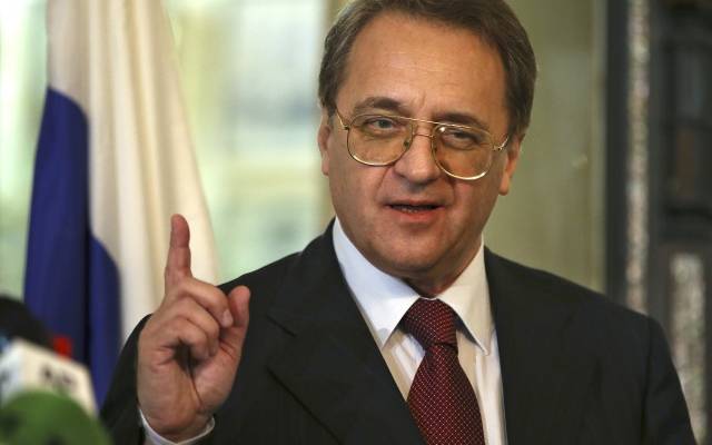 Russia's deputy Foreign Minister Mikhail Bogdanov