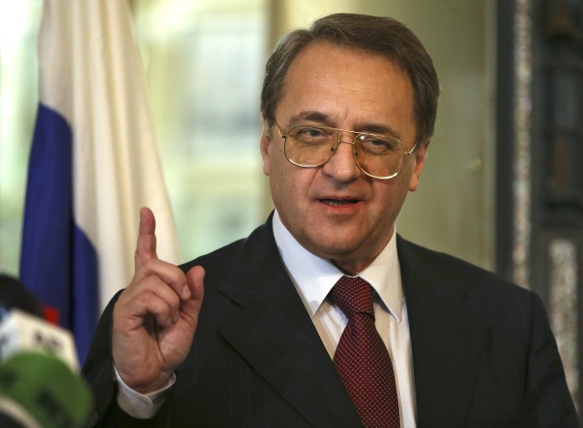 Russia's deputy Foreign Minister Mikhail Bogdanov