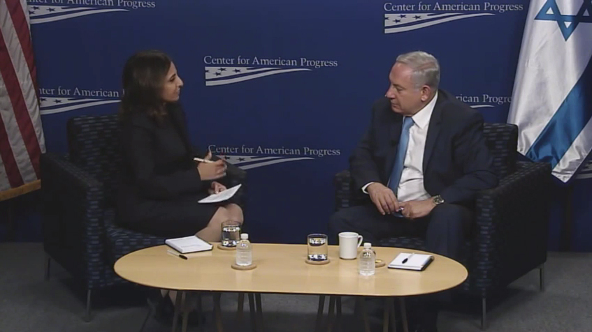 Center for American Progress Hosts a Conversation with Prime Minister Netanyahu