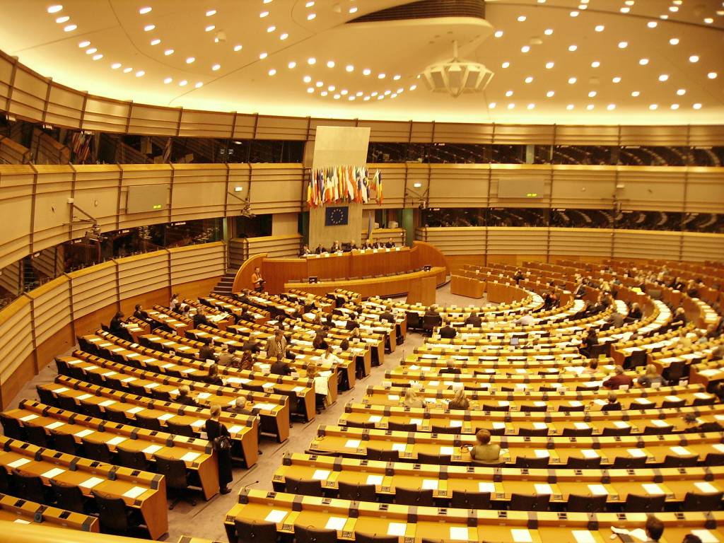 European Union Parliament in Brussels