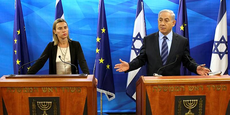 netanyahu and mogerini
