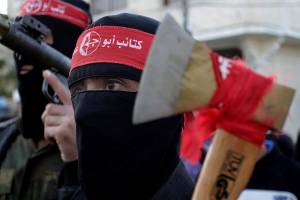 Military even of the Popular Front for the Liberation of Palestine. A member of the uncovered cell belonged to the PFLP. (Abed Rahim Khatib/Flash90)