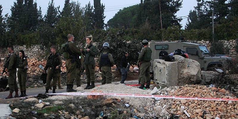 scene of terror attack near hebron