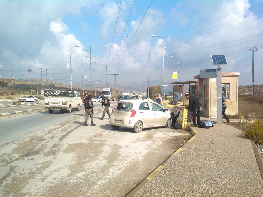 Car terror attack in Samaria