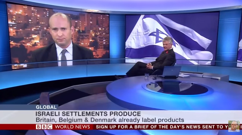 Naftali Bennett Grilled by BBC Over Israeli Settlements and EU Decision to Label Israeli Products