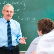 Teacher in classroom