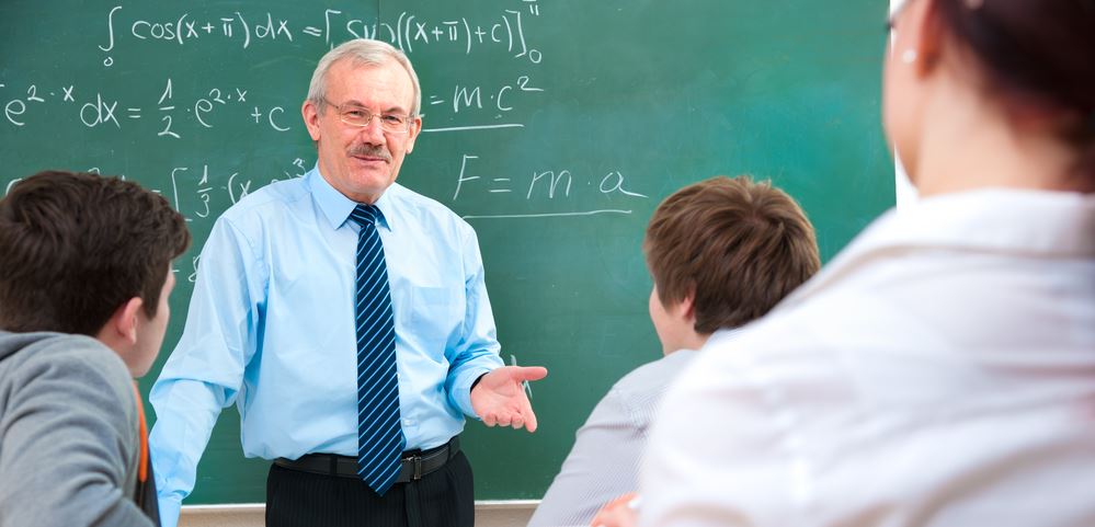 Teacher in classroom
