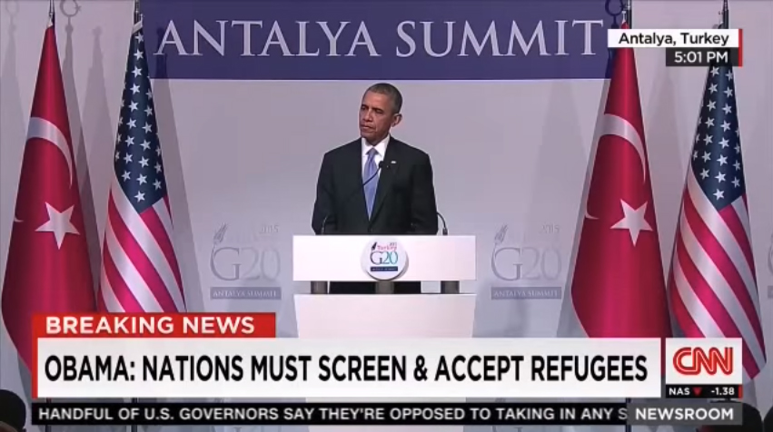 The Media Bashes President Obama Over ISIS Strategy and Bringing in Syrian Refugees