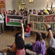 anti-Israel protesters
