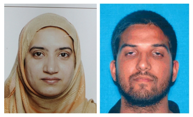 Tashfeen Malik (L) and Syed Farook