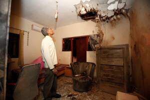 Hamas Rocket damage Sderot