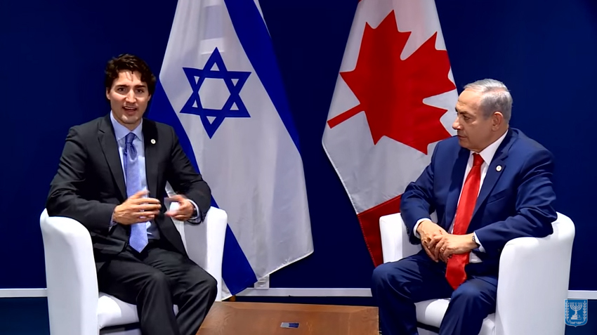 Prime Minister Netanyahu Meets with Canadian Prime Minister Justin Trudeau