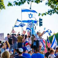 Pro-Israel rally in Los Angeles