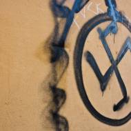 Swastika graffiti