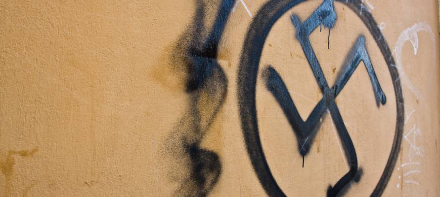 Swastika graffiti