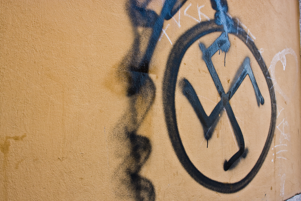 Swastika graffiti