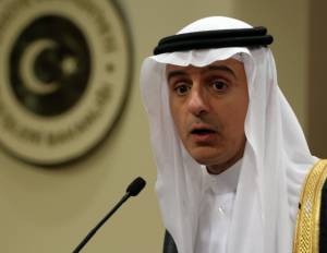 Saudi Arabia's Foreign Minister Adel al-Jubeir