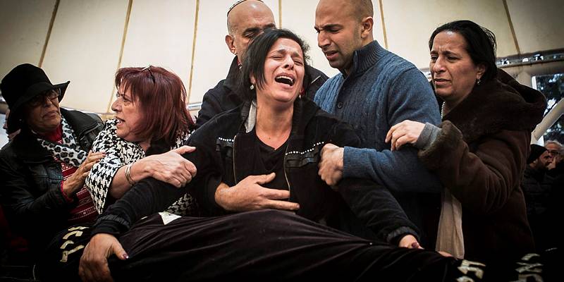 Funeral for terror victim Alon Bakal
