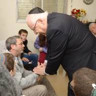 Rivlin condolence visit to Krigman family