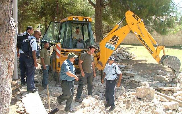 temple mount destruction