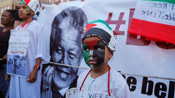 South africa anti-israel rally