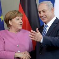 merkel and netanyahu