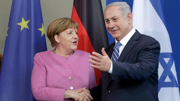 merkel and netanyahu
