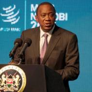 Kenyan President, Uhuru Kenyatta