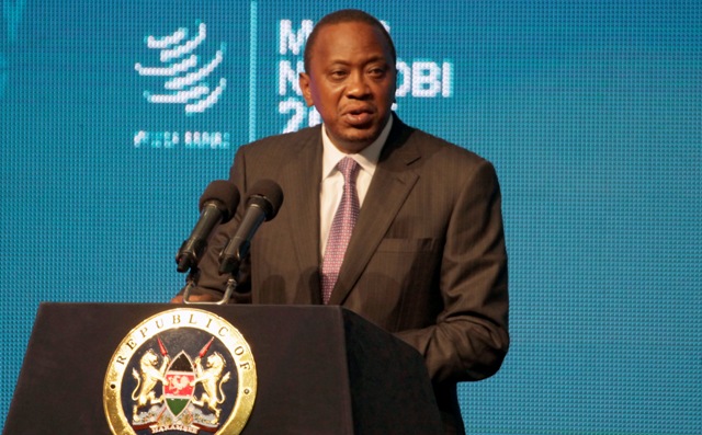 Kenyan President, Uhuru Kenyatta