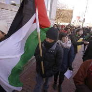 anti-Semitic US student Protest