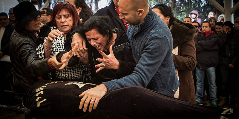 funeral of terror victim alon bakal