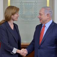 Samantha Power and netanyahu