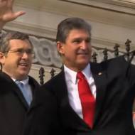 US Senators mark kirk and joe manchin