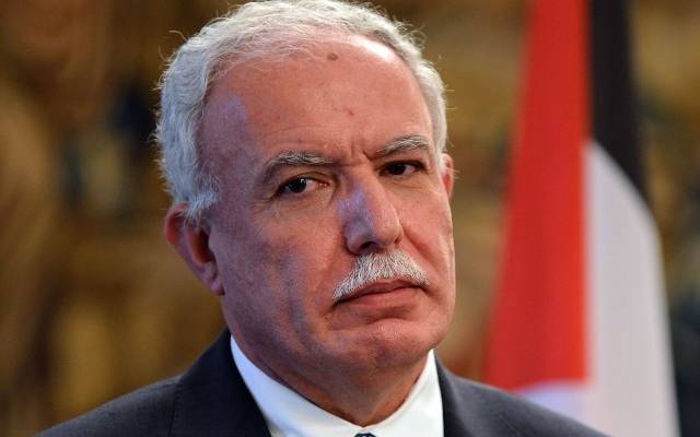 Palestinian Foreign Affairs Minister Riad Al-Malki