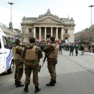 Belgian soldiers Brussels