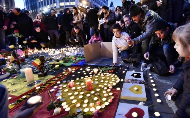 Brussels attack mourning