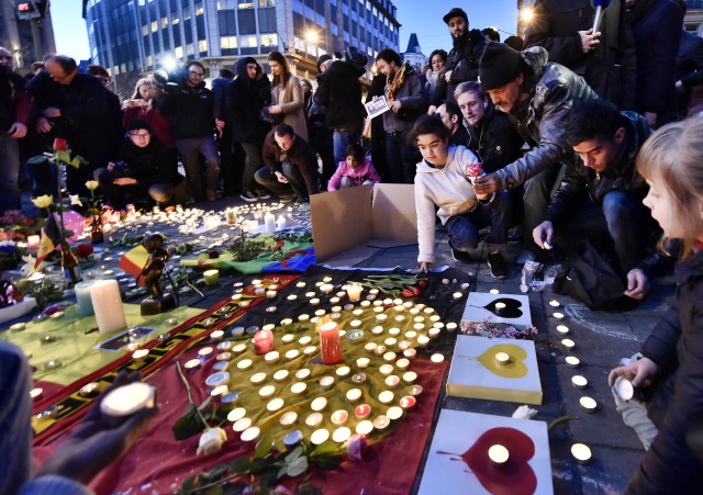 Brussels attack mourning