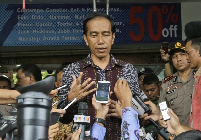 Indonesian President Joko Widodo