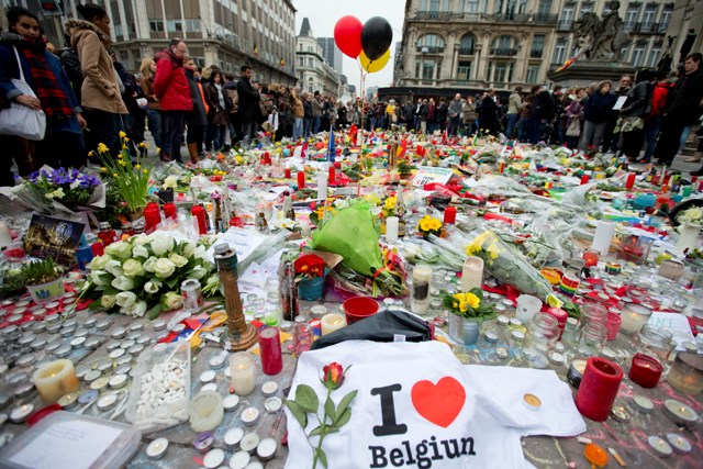 Brussels terror attacks memorial