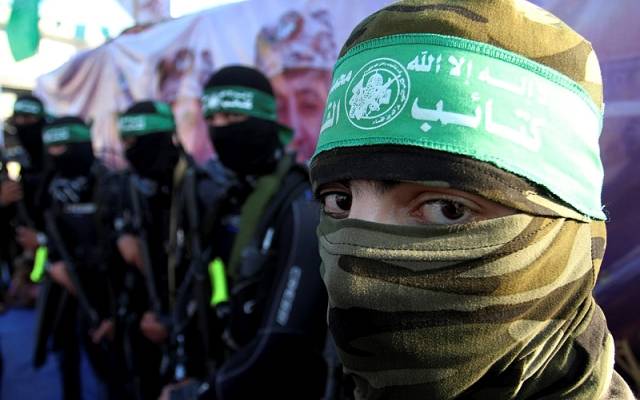 Hamas terrorists in Gaza