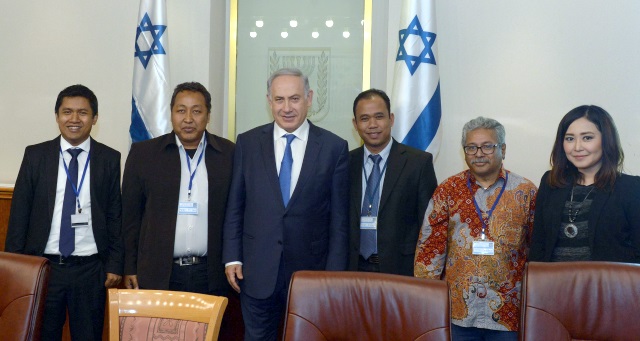 PM Netanyahu and Indonesian journalists